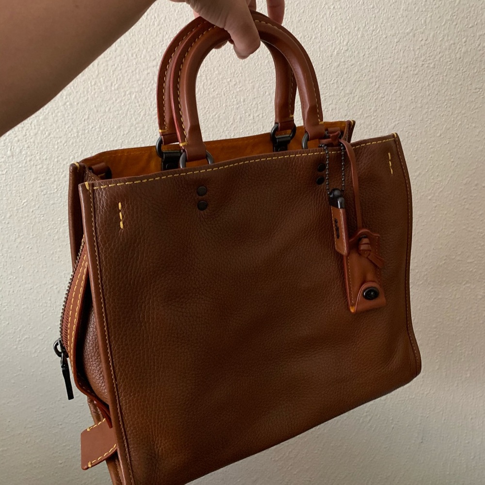 Coach Rogue bag in Saddle brown